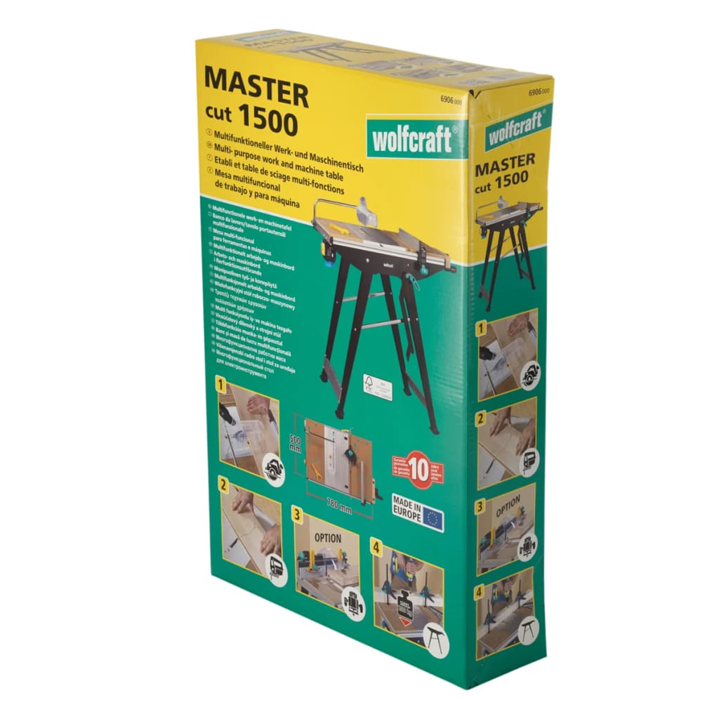 Wolfcraft Sirkkelipöytä Master Cut 1500 94X64X86,5 Cm 6906000