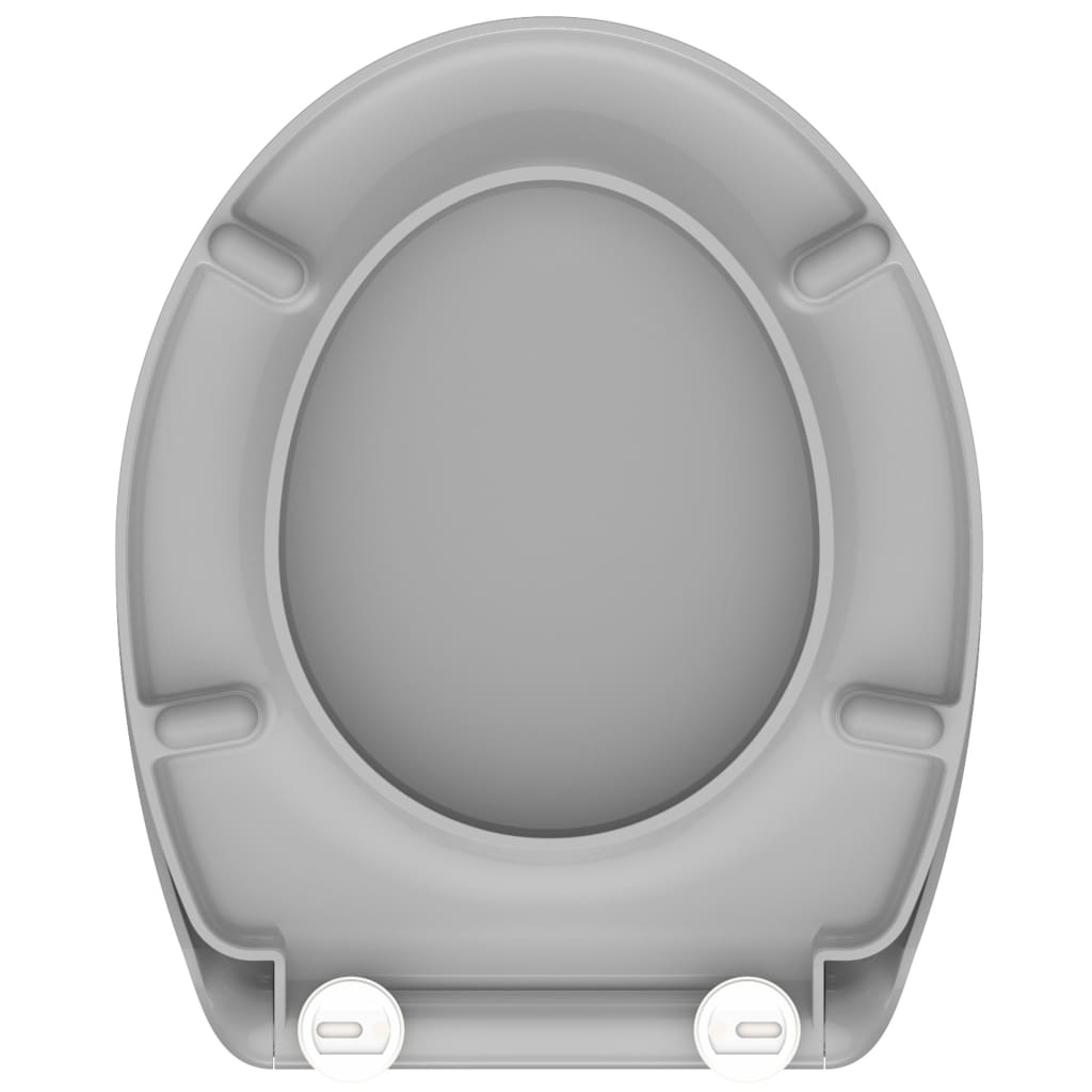 Schütte Duroplast Wc-Istuin Soft-Close Pikavapautustoiminnolla Grey