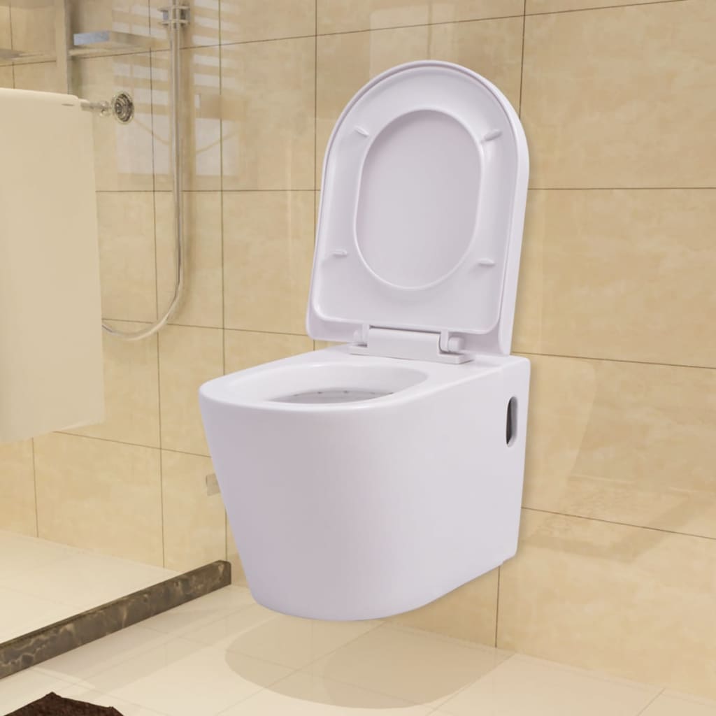 Seinäkiinnitettävä Wc Keraaminen Valkoinen