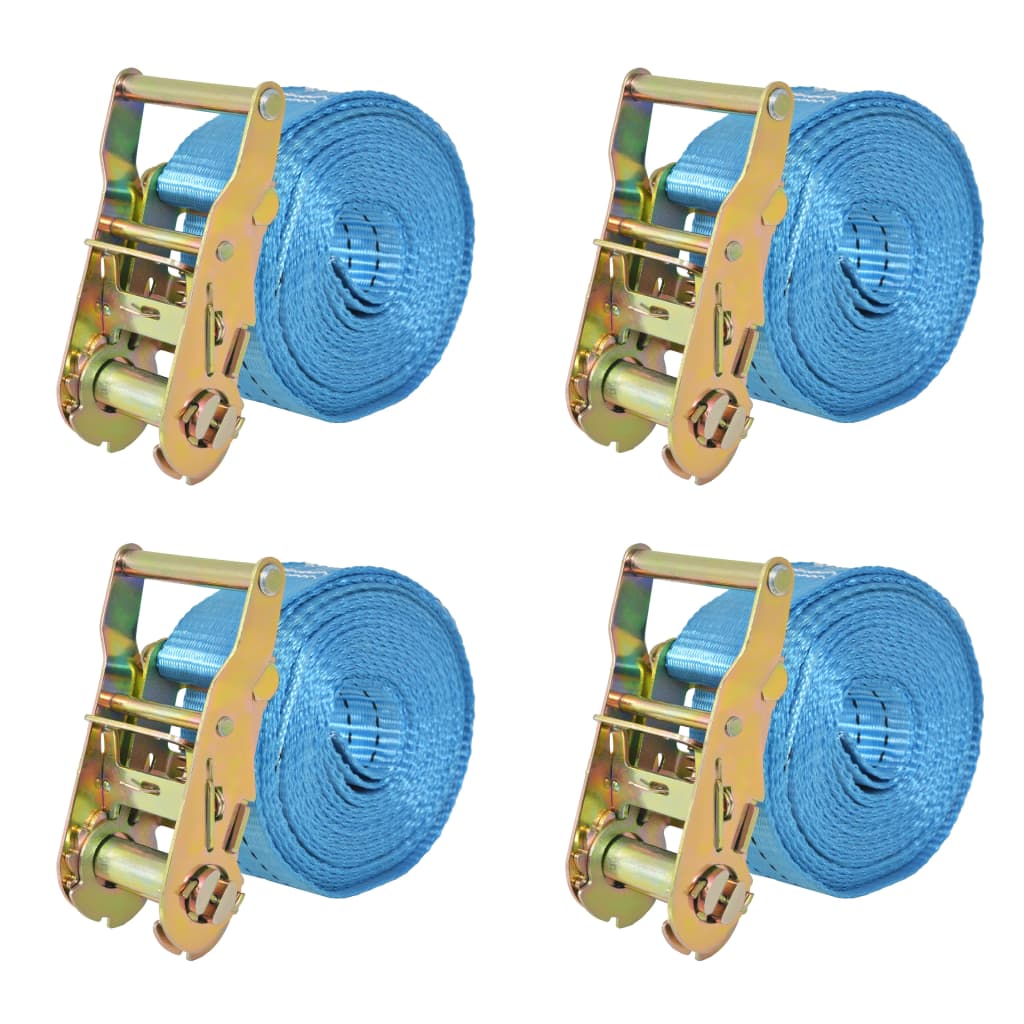 Räikkä Kuormaliinat 4 Kpl 2 Tonnia 6Mx38Mm Sininen