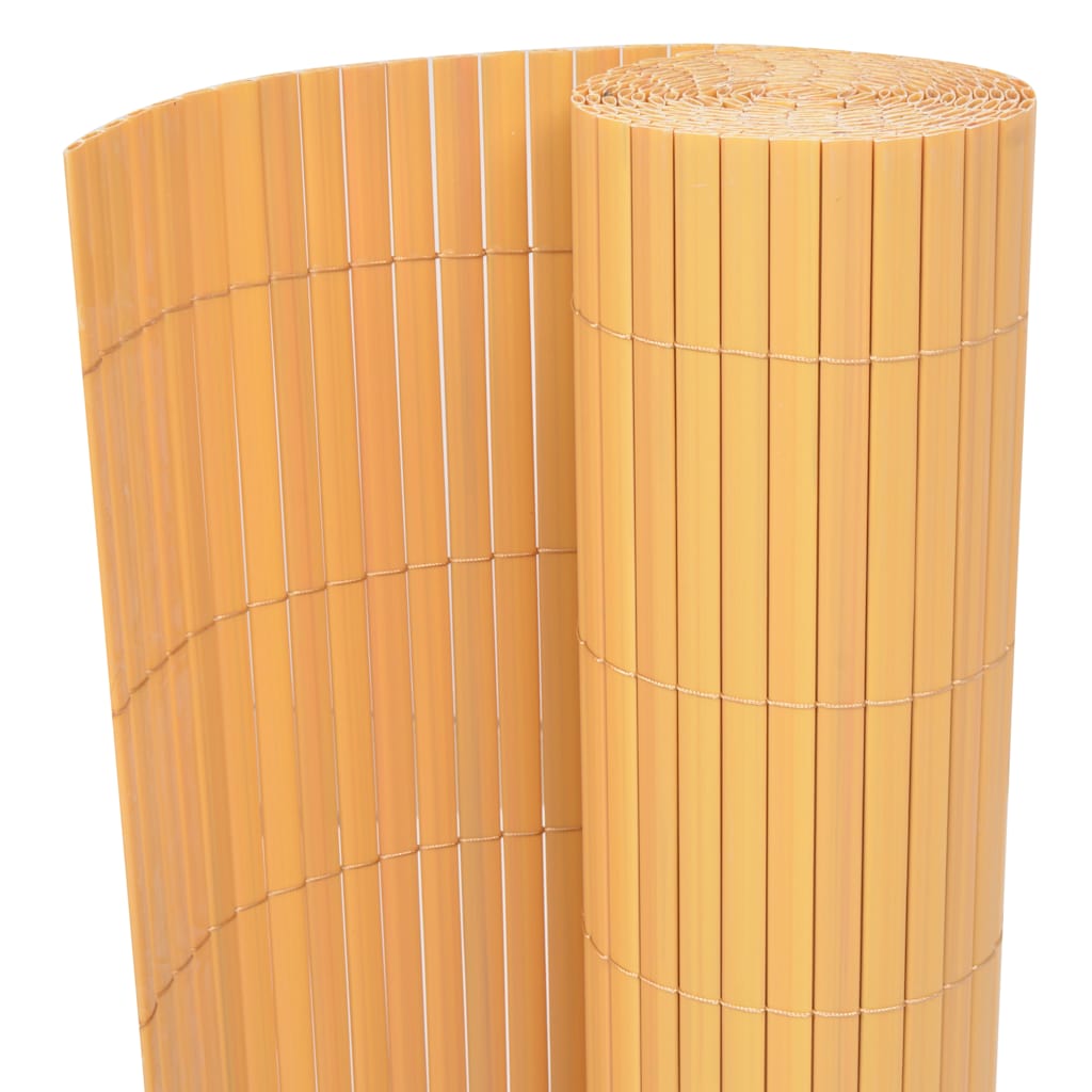 Kaksipuolinen Puutarha-Aita Pvc 90X300 Cm Keltainen
