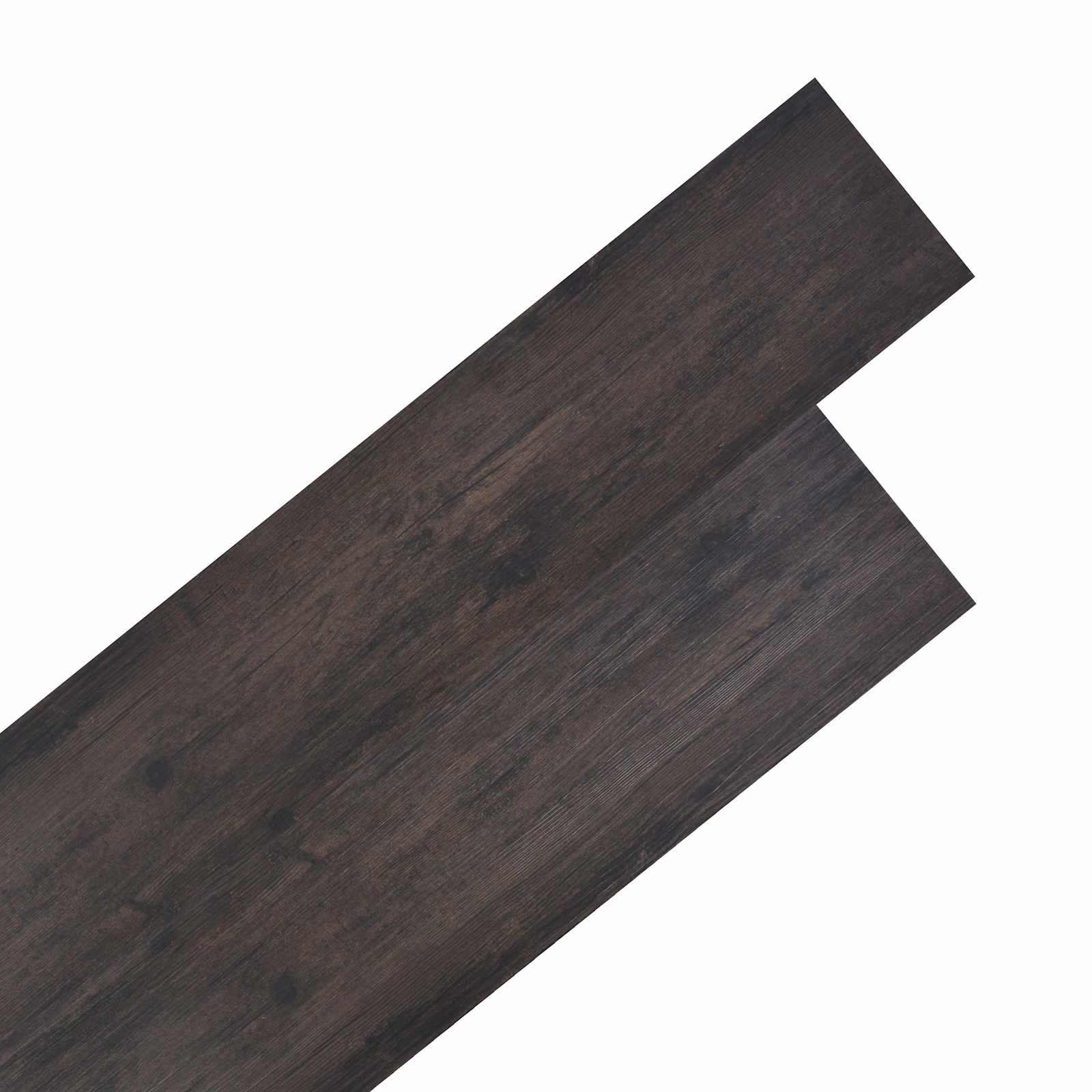 Lattialankut 18 Pcs Tumma Harmaa 5,26 M² Polyvinyylikloridi