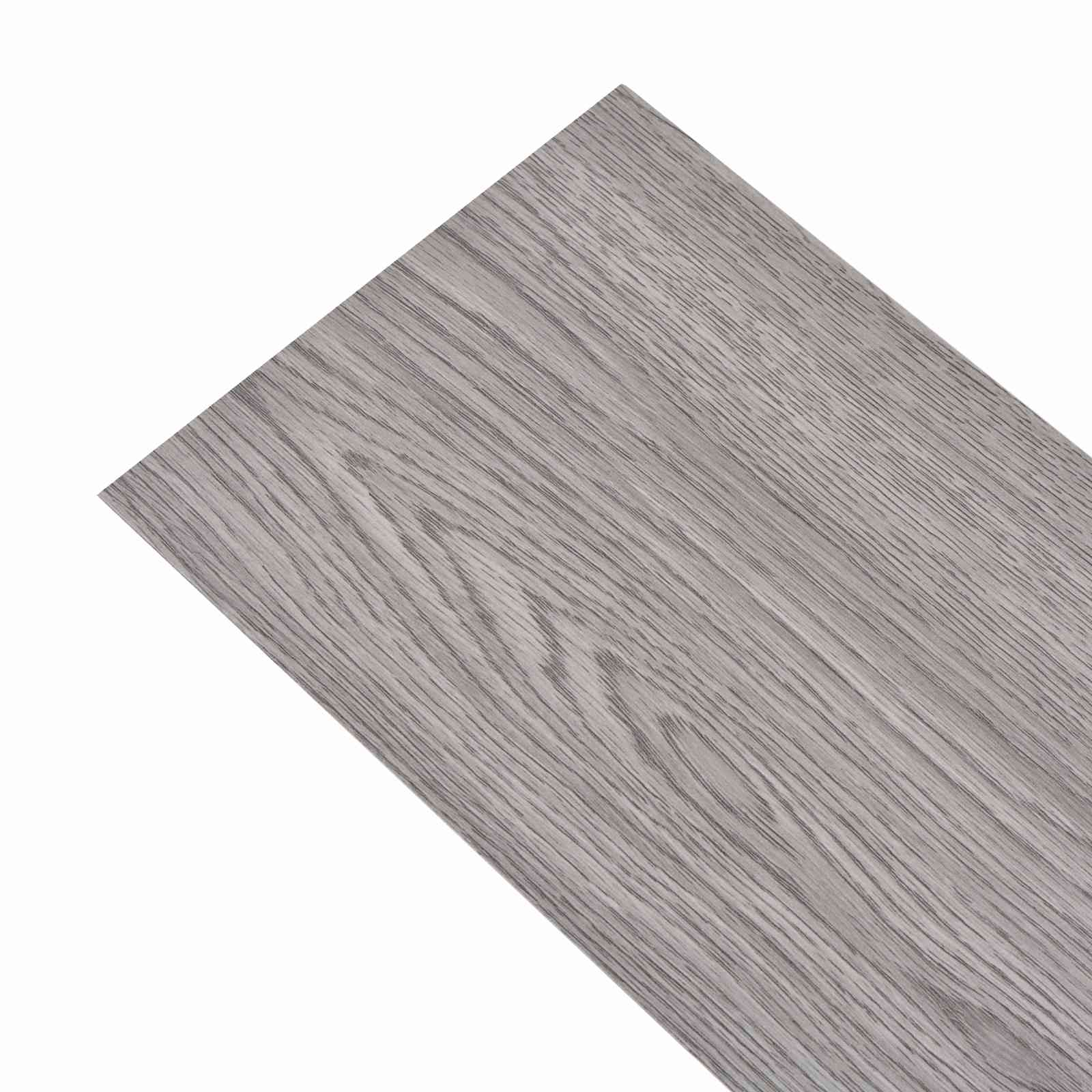 Lattialankut 36 Pcs Tumma Harmaa 5,02 M² Polyvinyylikloridi