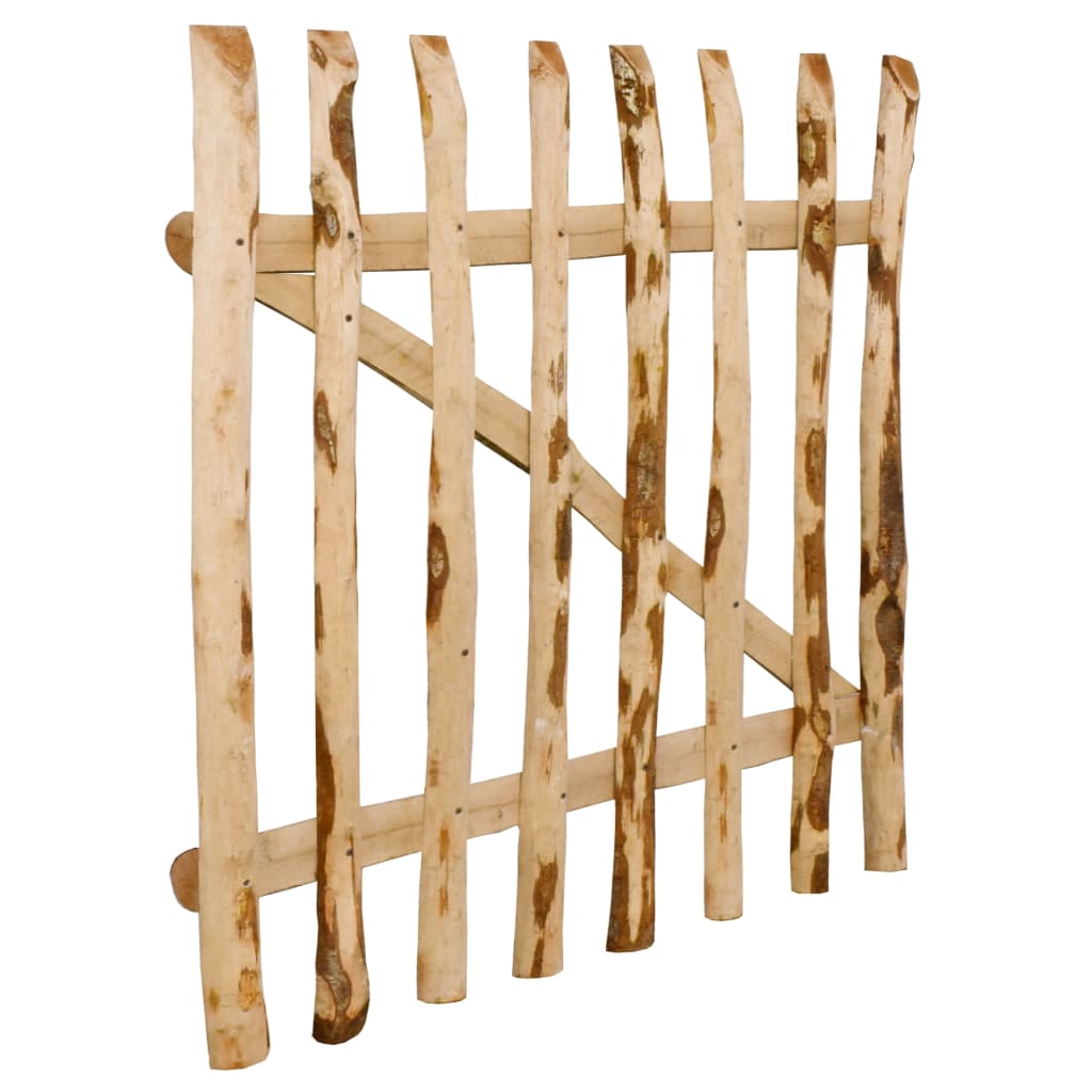 Yksinkertainen Aitaportti Pähkinäpuu 100X90 Cm