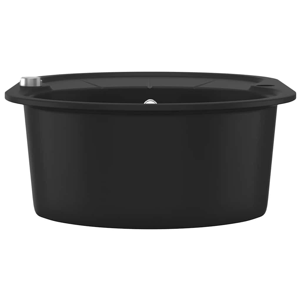 Keittiön Pesuallas Graniitti Soikea Musta