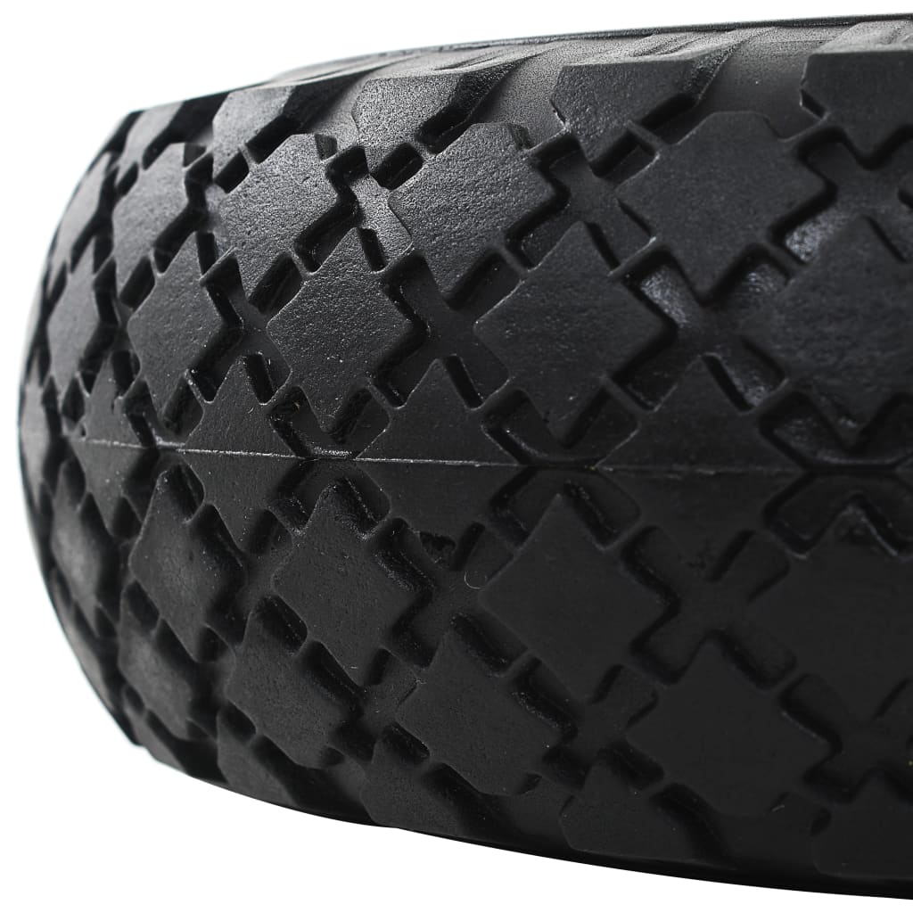 Nokkakärryn Pyörät 2 Kpl Täysi Pu 3.00-4 (260X85)
