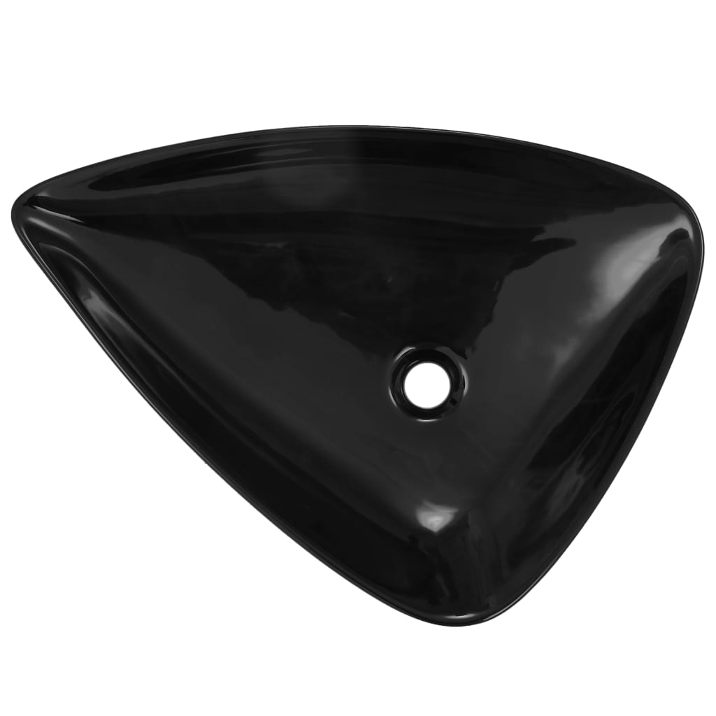 Pesuallas Keraaminen Kolmionmuotoinen 645X455X115 Mm Musta