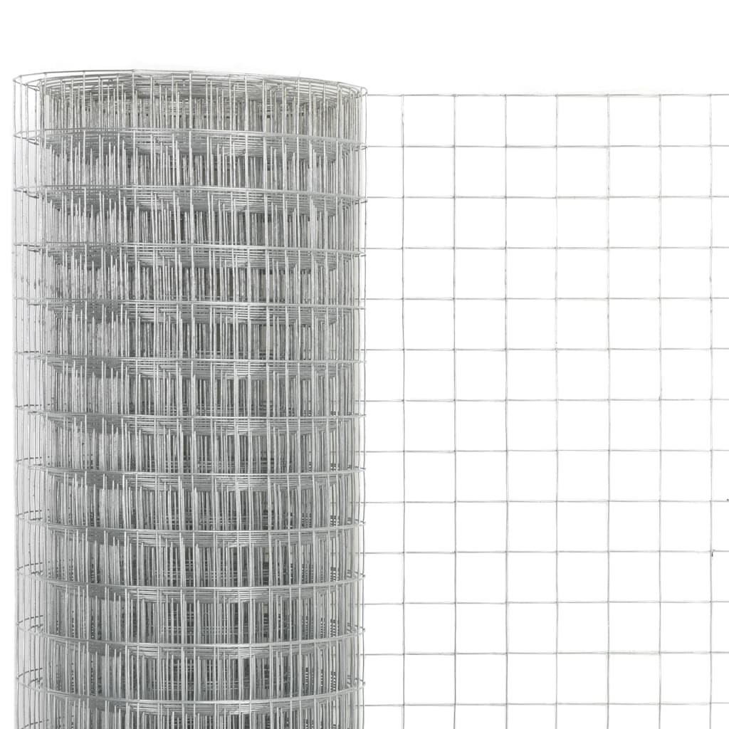 Kanaverkko Galvanoitu Teräs 10X0,5 M Hopea