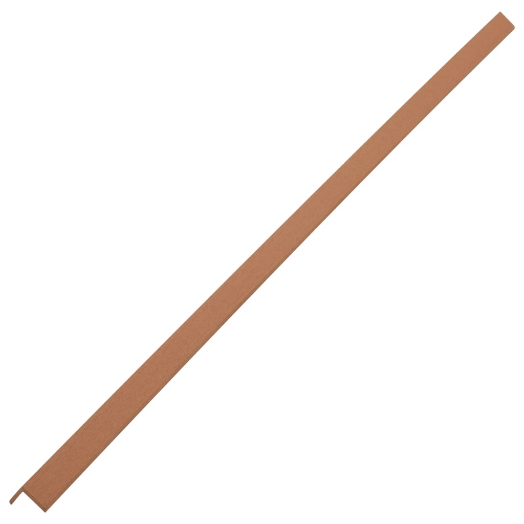 Terassin Reunuslauta Wpc 170 Cm Vaaleanruskea