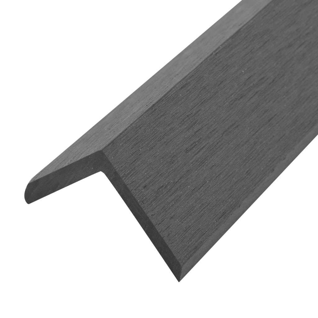 Terassin Reunuslauta Wpc 170 Cm Harmaa