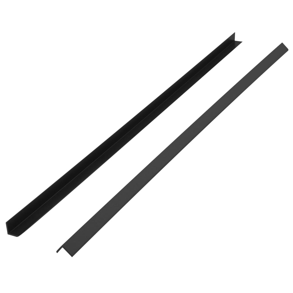 Terassin Reunuslauta Wpc 170 Cm Musta