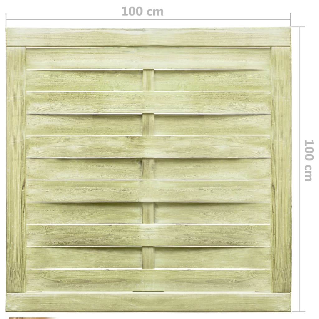 Puutarhaportti Kyllästetty Mänty 100X100 Cm Vihreä
