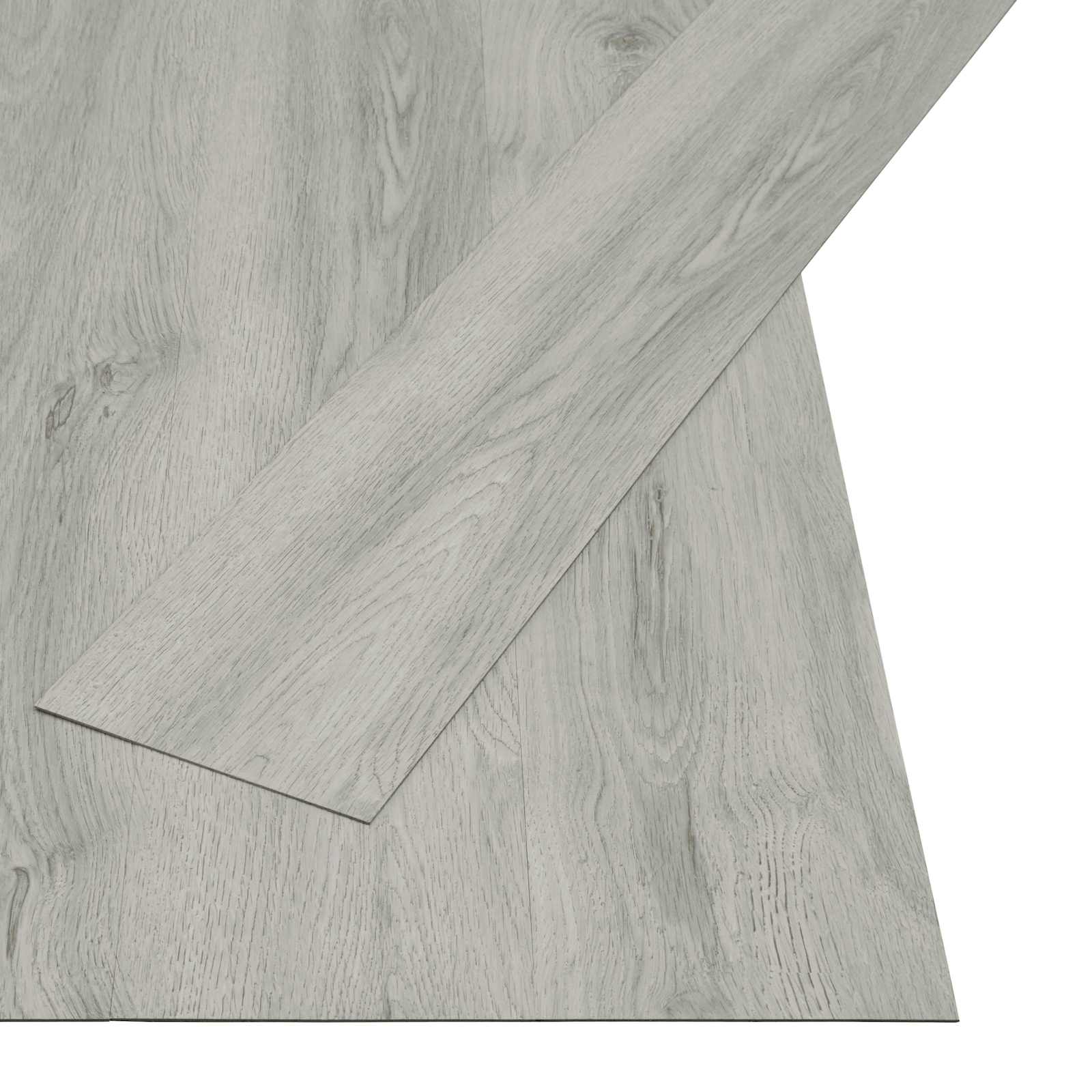 Itsekiinnittyvä Lattialauta Luonto 32 Pcs Vaaleanharmaa 4,46 M²