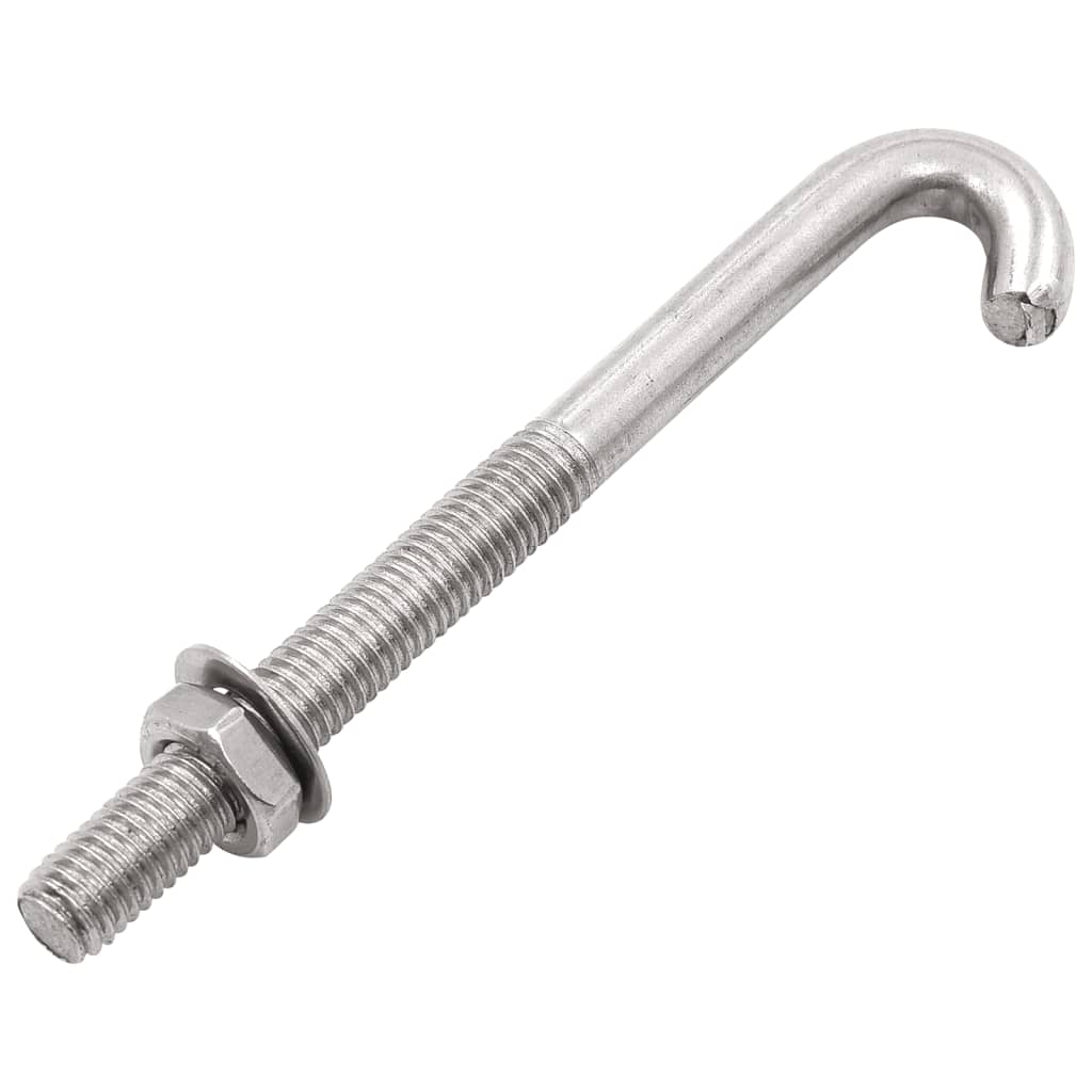 Ankkuroitu J-Pultti Mutteri Ja Aluslevy M8X120 Mm 25 Sarjaa