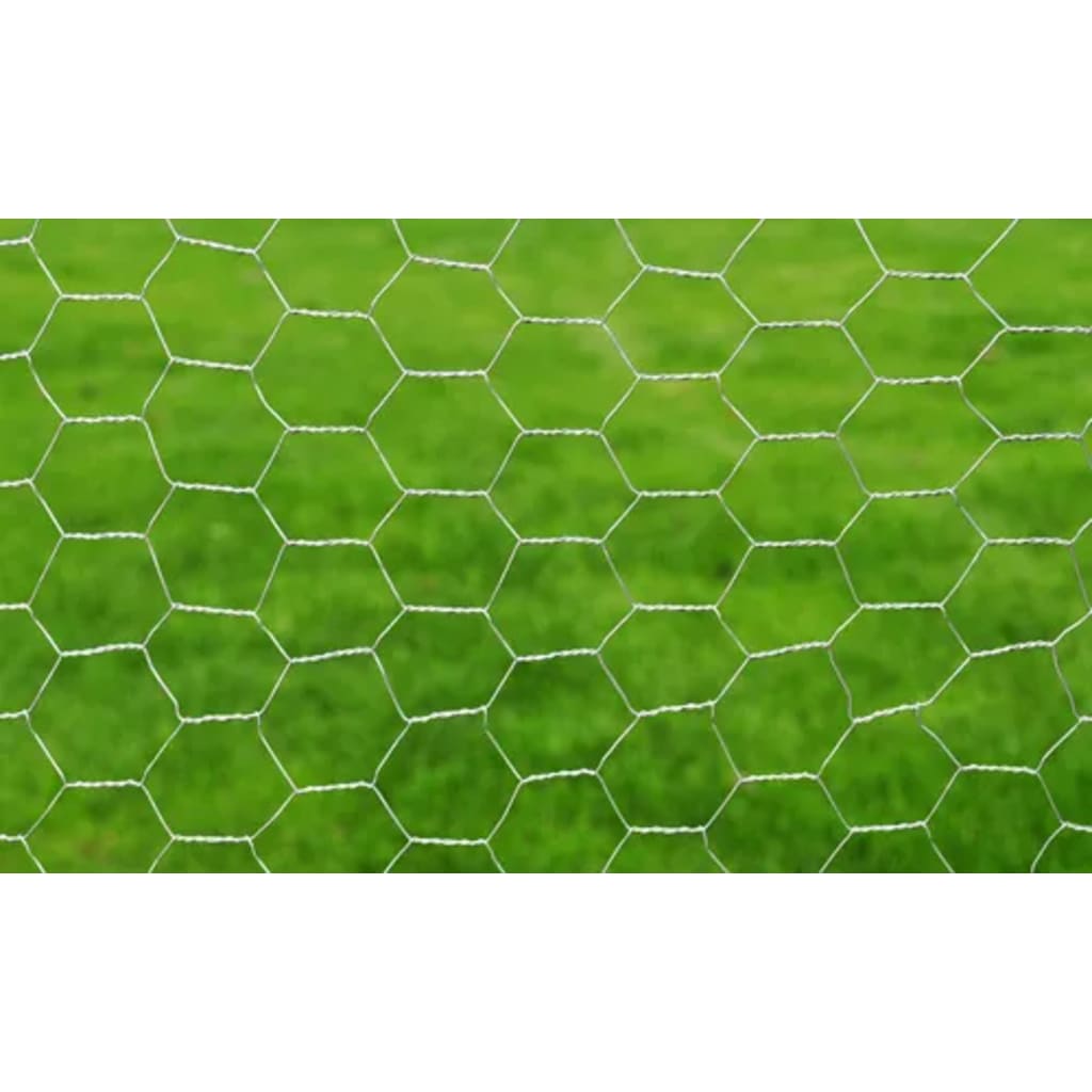 Kanaverkko Galvanoitu Teräs 25X0,5 M Hopea