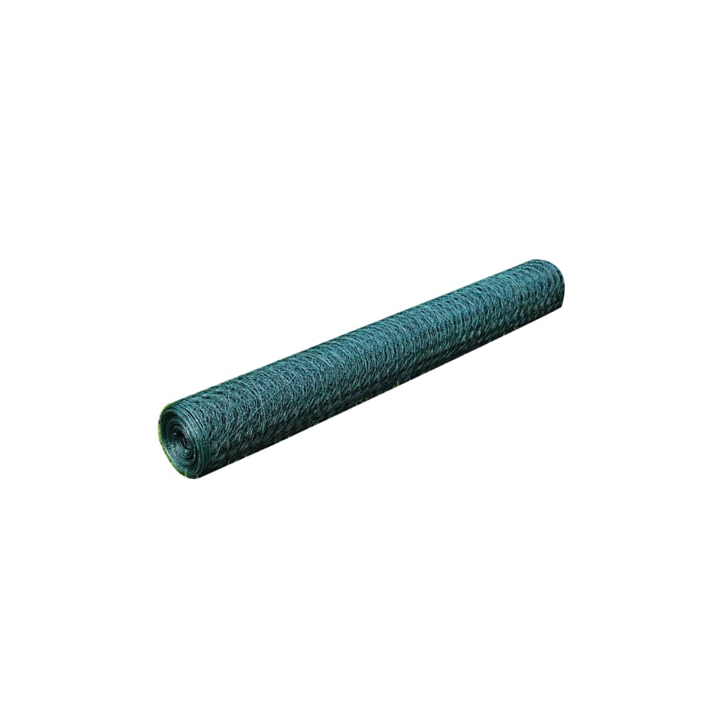 Kanaverkko Pvc Pinnoitteella 25X0,75 M Vihreä