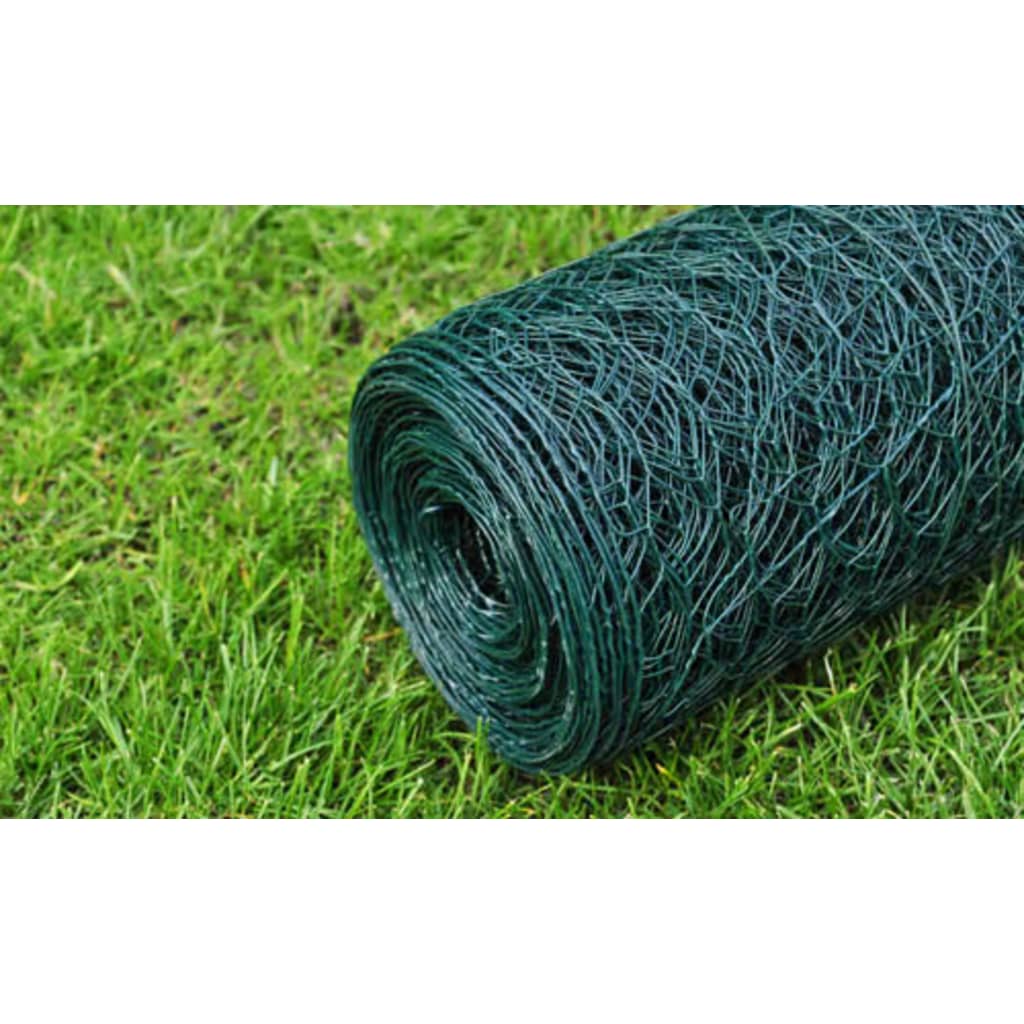 Kanaverkko Pvc Pinnoitteella 25X0,75 M Vihreä