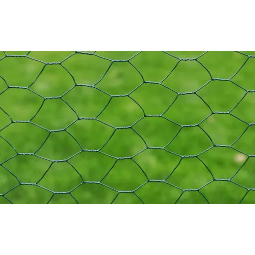 Kanaverkko Pvc Pinnoitteella 25X1 M Vihreä