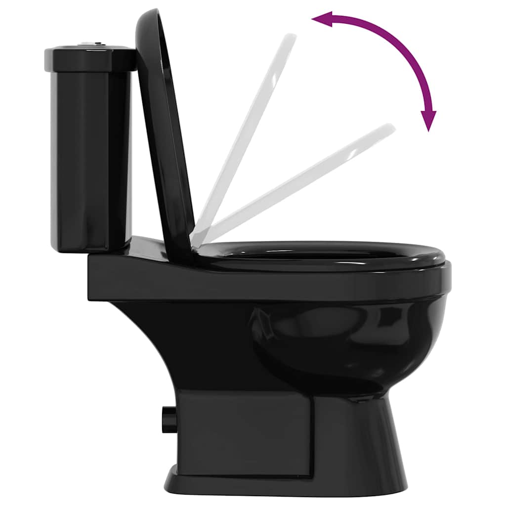 Wc-Istuin Vesisäiliöllä Musta