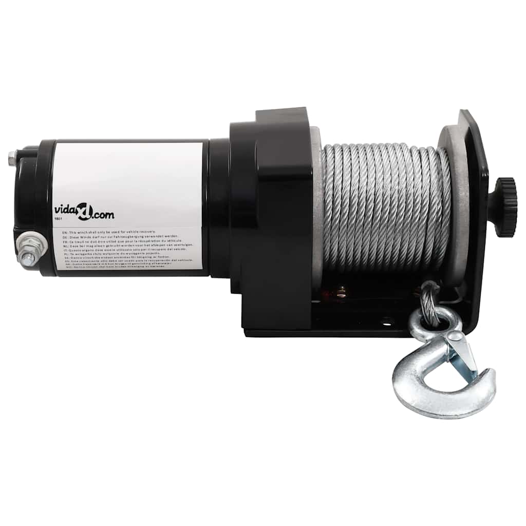 12 V Sähkövinssi 1360 Kg Asennuslevyllä