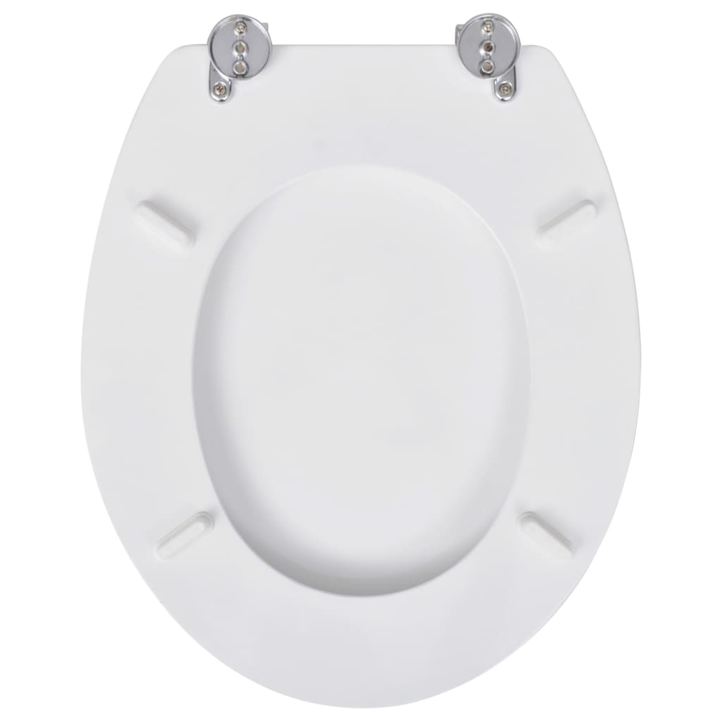 Wc-Istuin Mdf Yksinkertainen Muotoilu Valkoinen