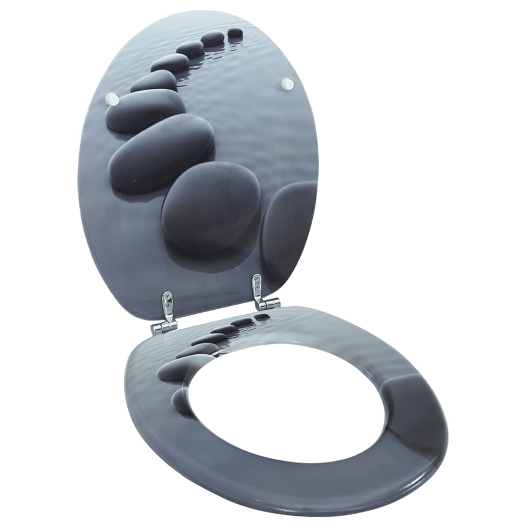 Wc-Istuin Mdf Kannella Kivikuosi