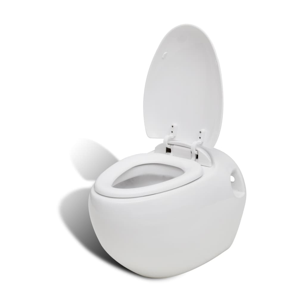 Seinään Asennettava Wc Ja Bidee Sarja Valkoinen Keraaminen
