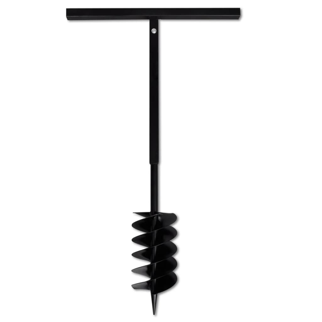 Maapora Kahvalla Kaira Bitti 150 Mm Kolme Spiraalia Teräs Musta