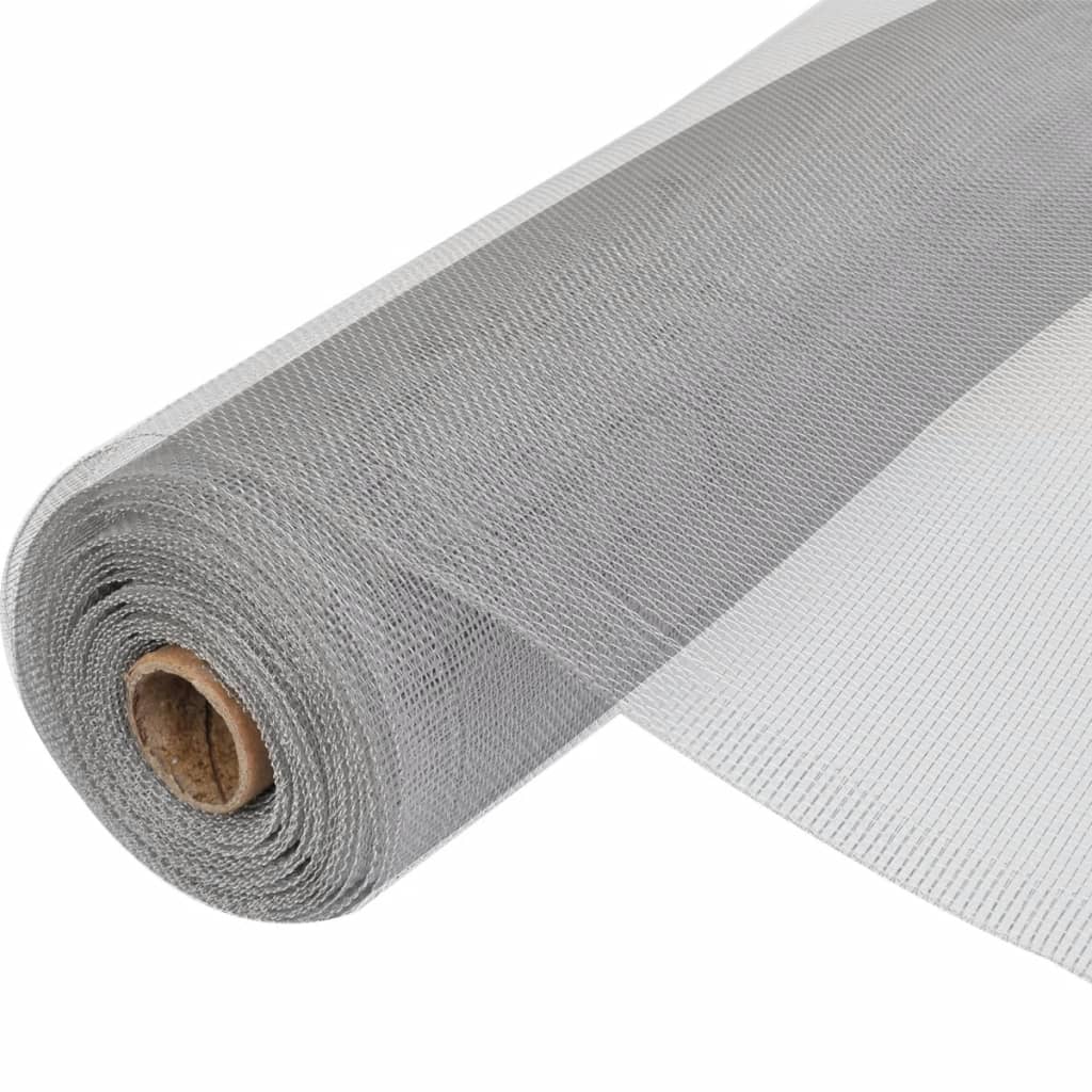 Verkkosuoja Alumiini 100X1000 Cm Hopea