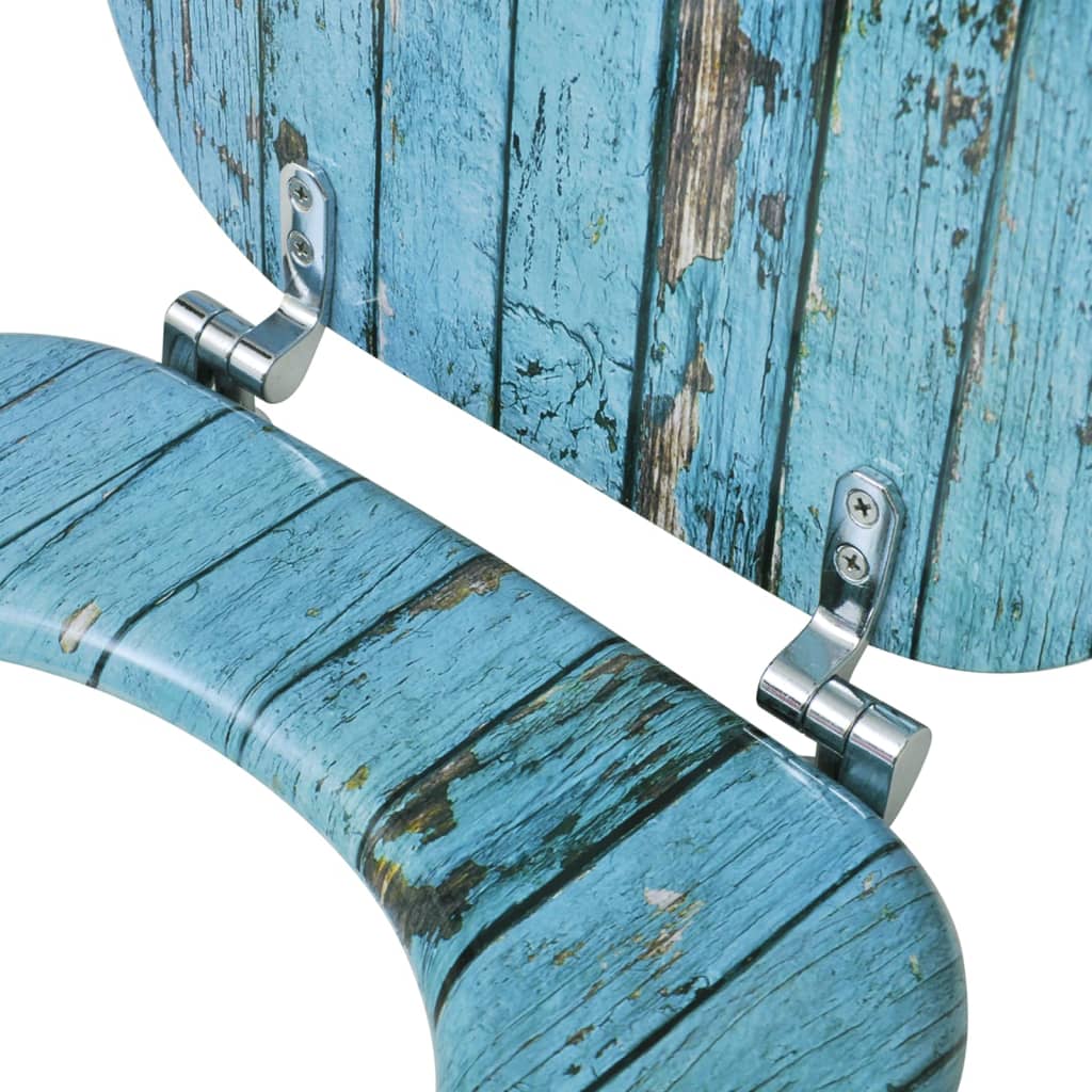 Wc Istuimen Kansi Mdf Vanha Puu Kuviointi