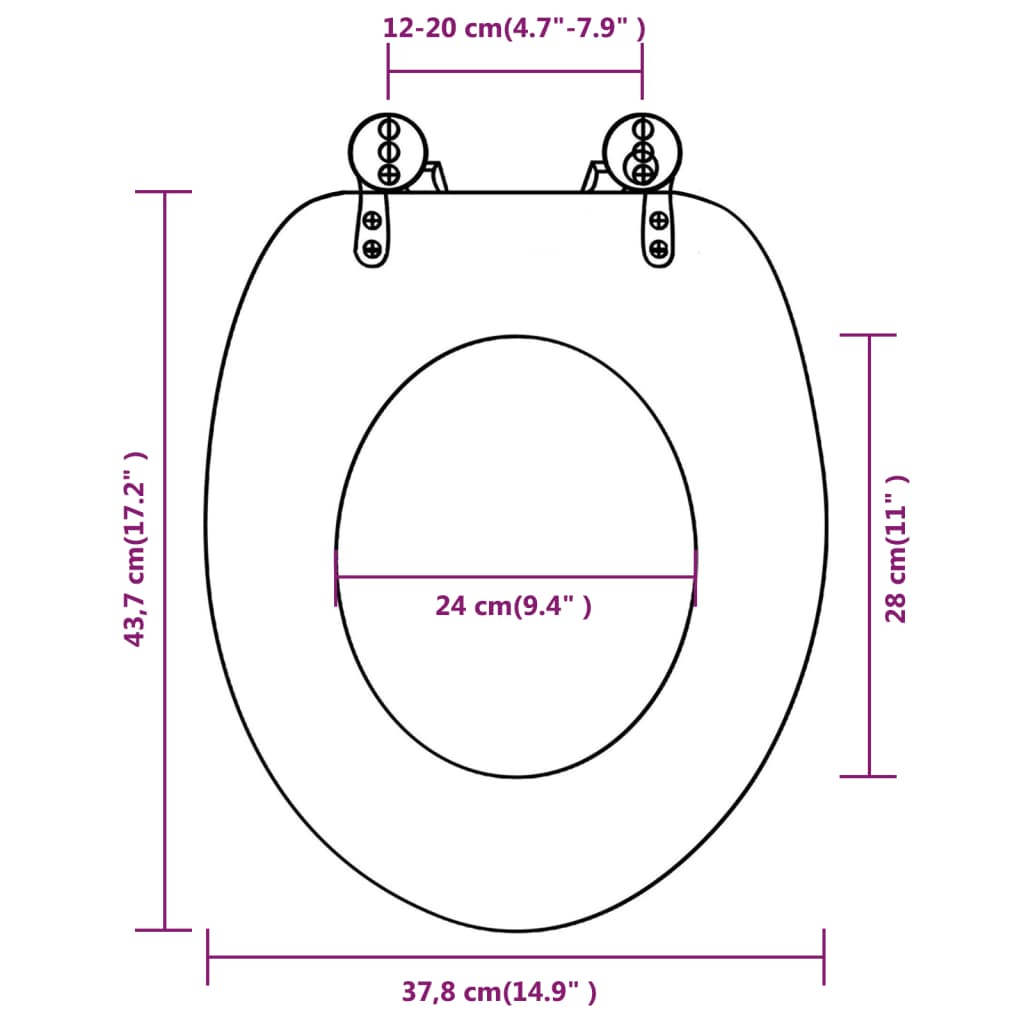 Wc Istuimen Kansi Mdf Vanha Puu Kuviointi
