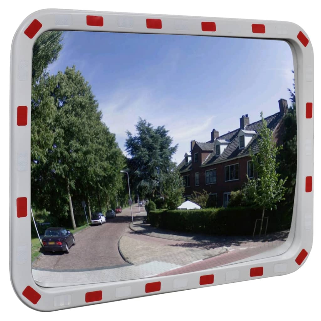 Convex Liikennepeili Heijastimilla Suoraikaide 60 X 80 Cm