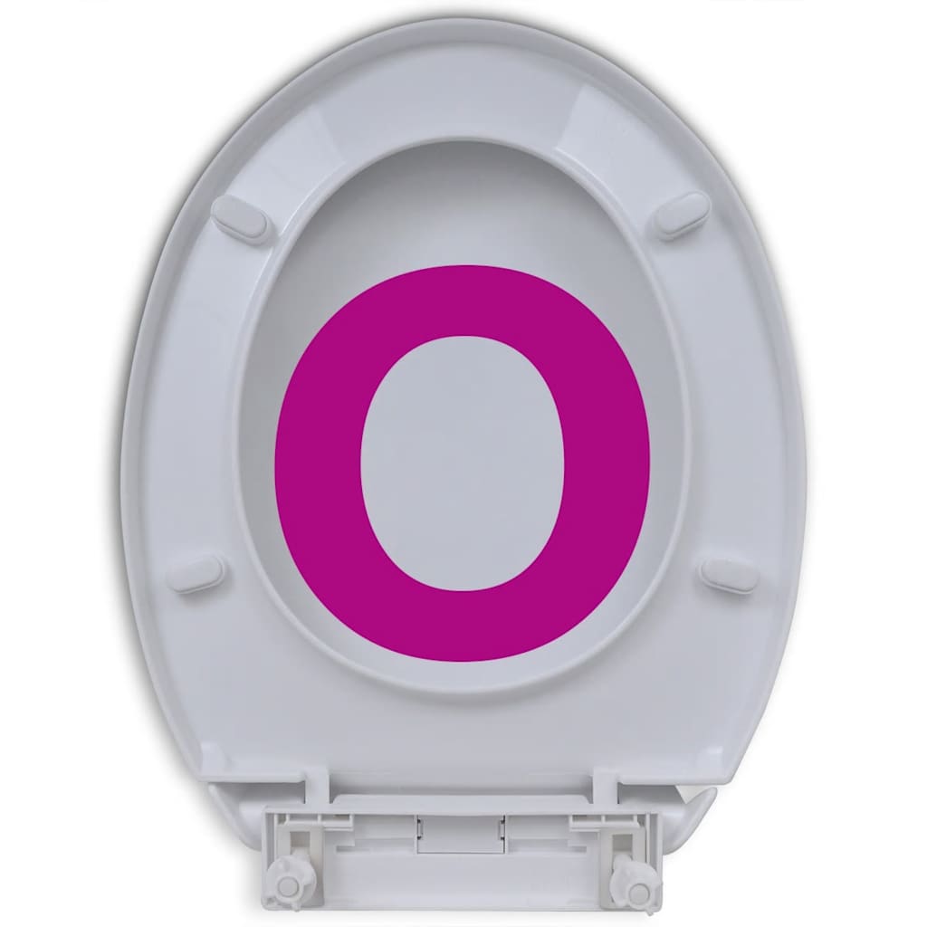 Wc-Istuin Pehmeästi Sulkeutuva Valkoinen Soikea