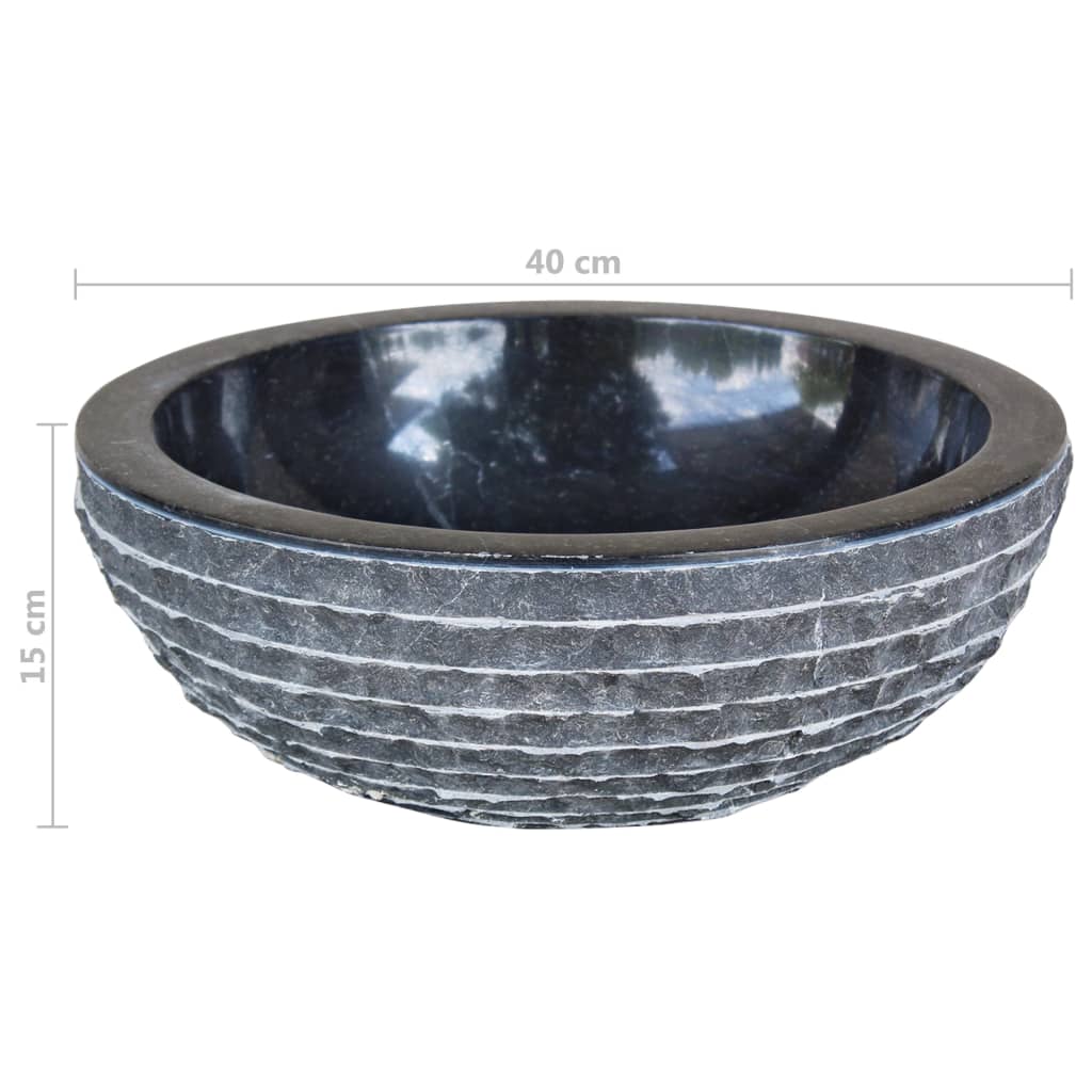 Pesuallas Marmori 40 Cm Musta