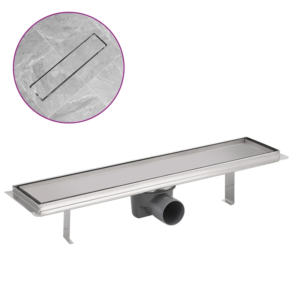 Lineaarinen Suihkukaivo 530X140 Mm Ruostumaton Teräs