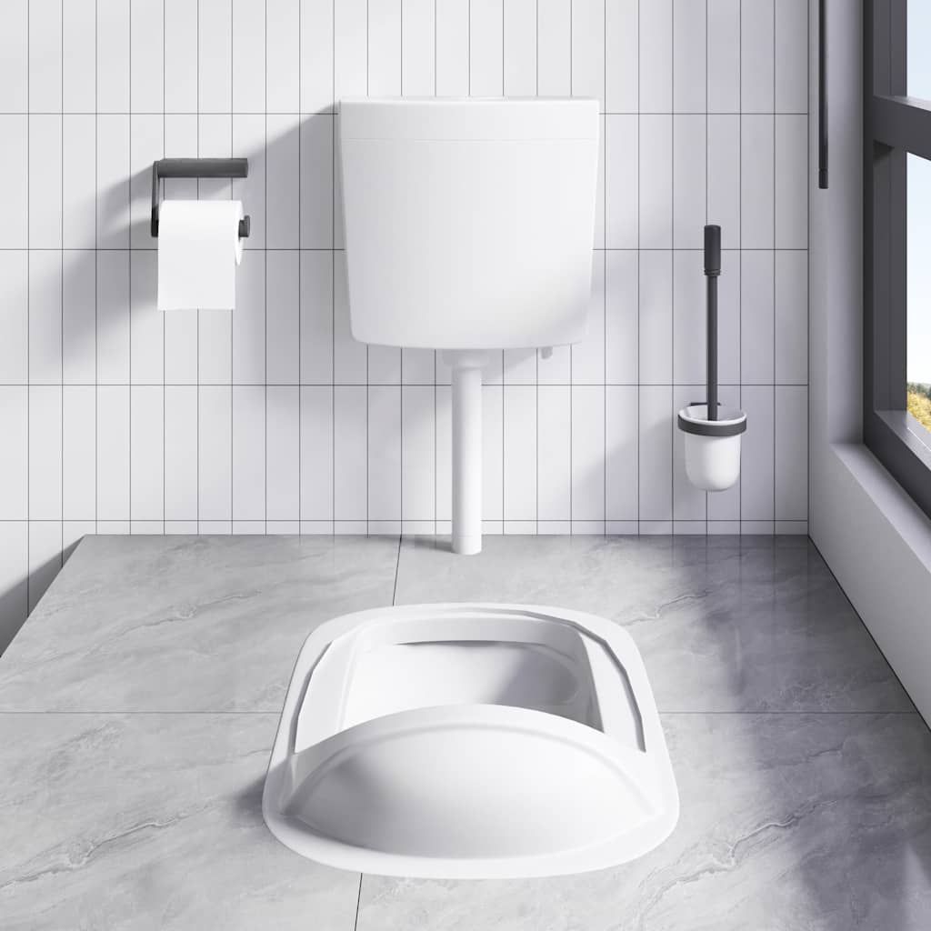 Wc Vesisäiliö Alapuolisella Veden Tulolla 3/6 L Valkoinen