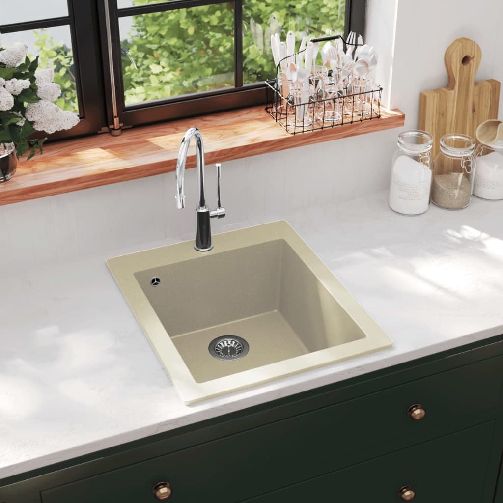 Keittiön Pesuallas Graniitti Beige