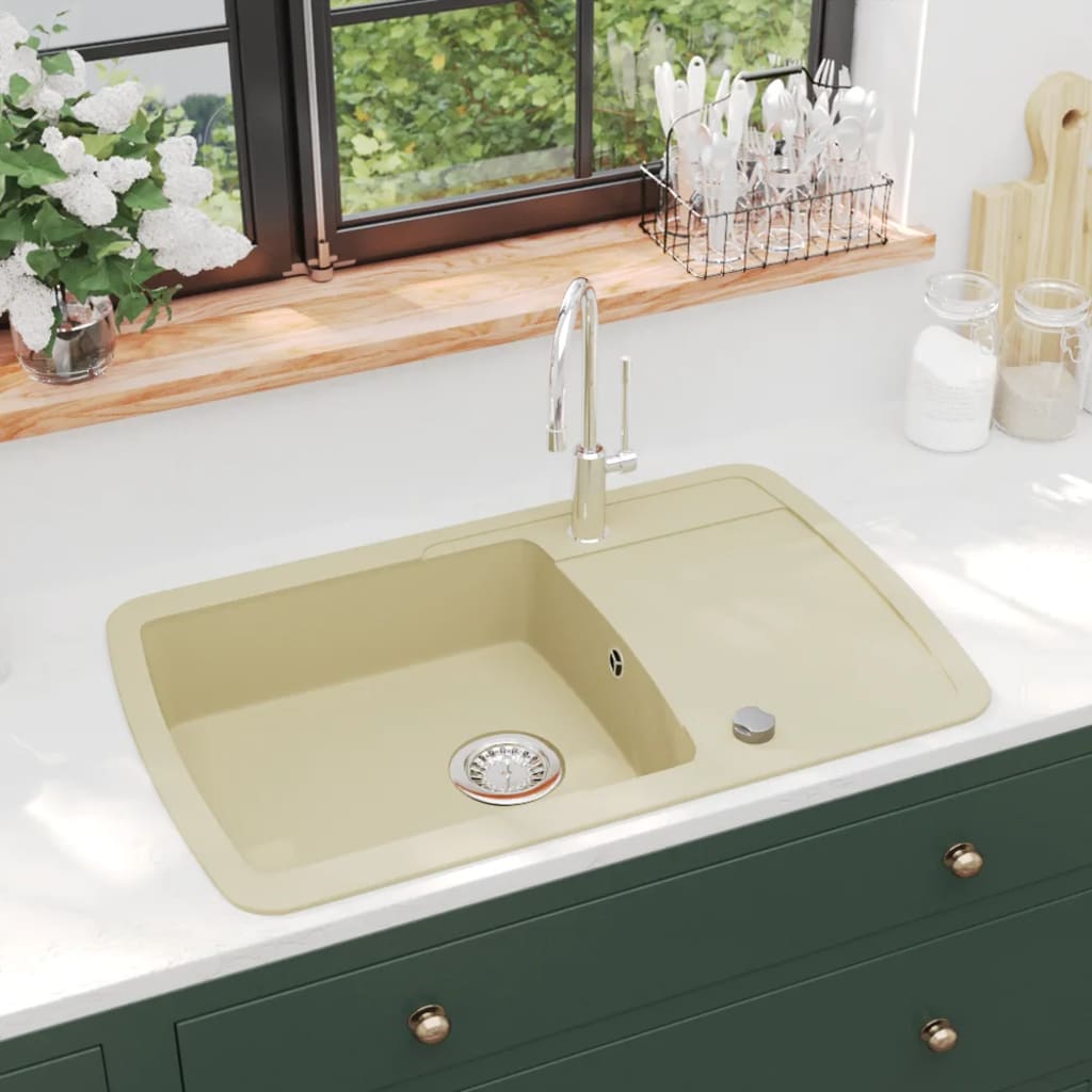 Keittiön Pesuallas Graniitti Beige