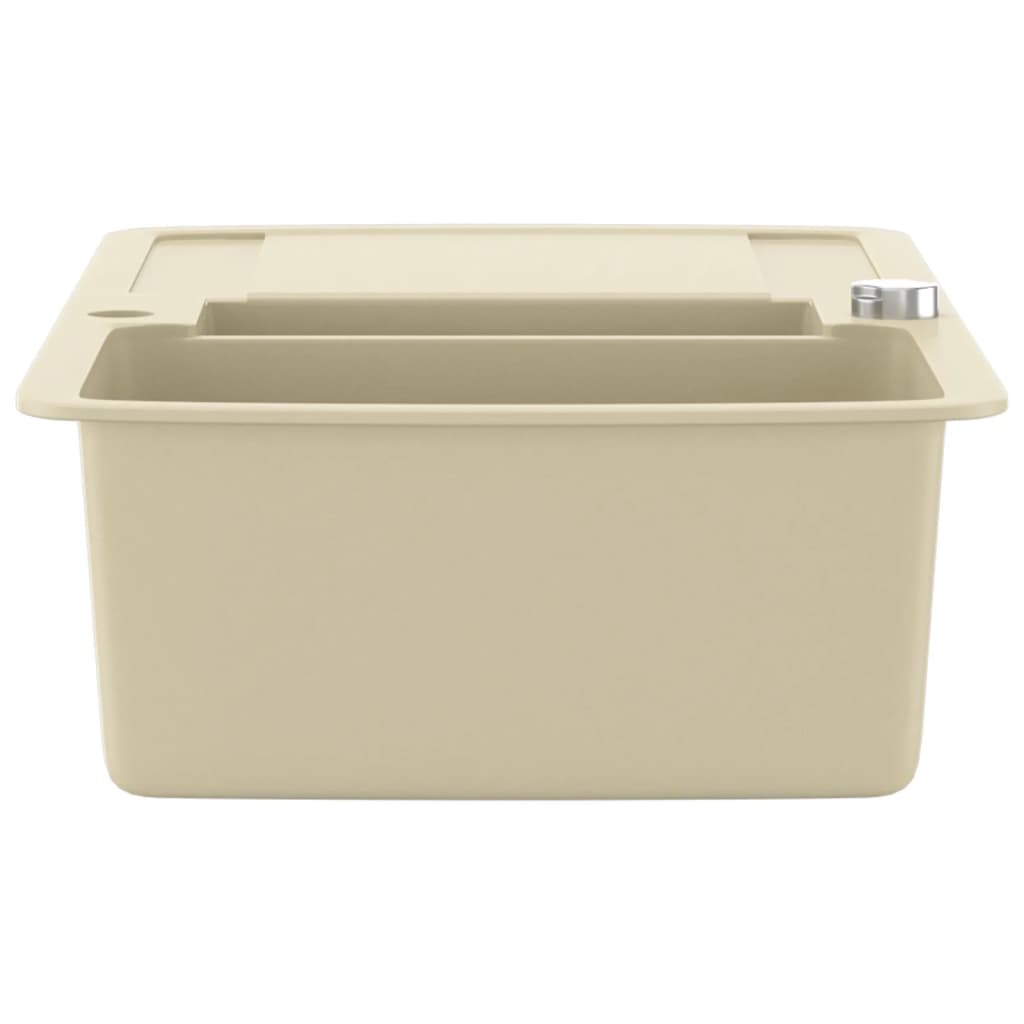 Keittiön Tuplapesuallas Graniitti Beige