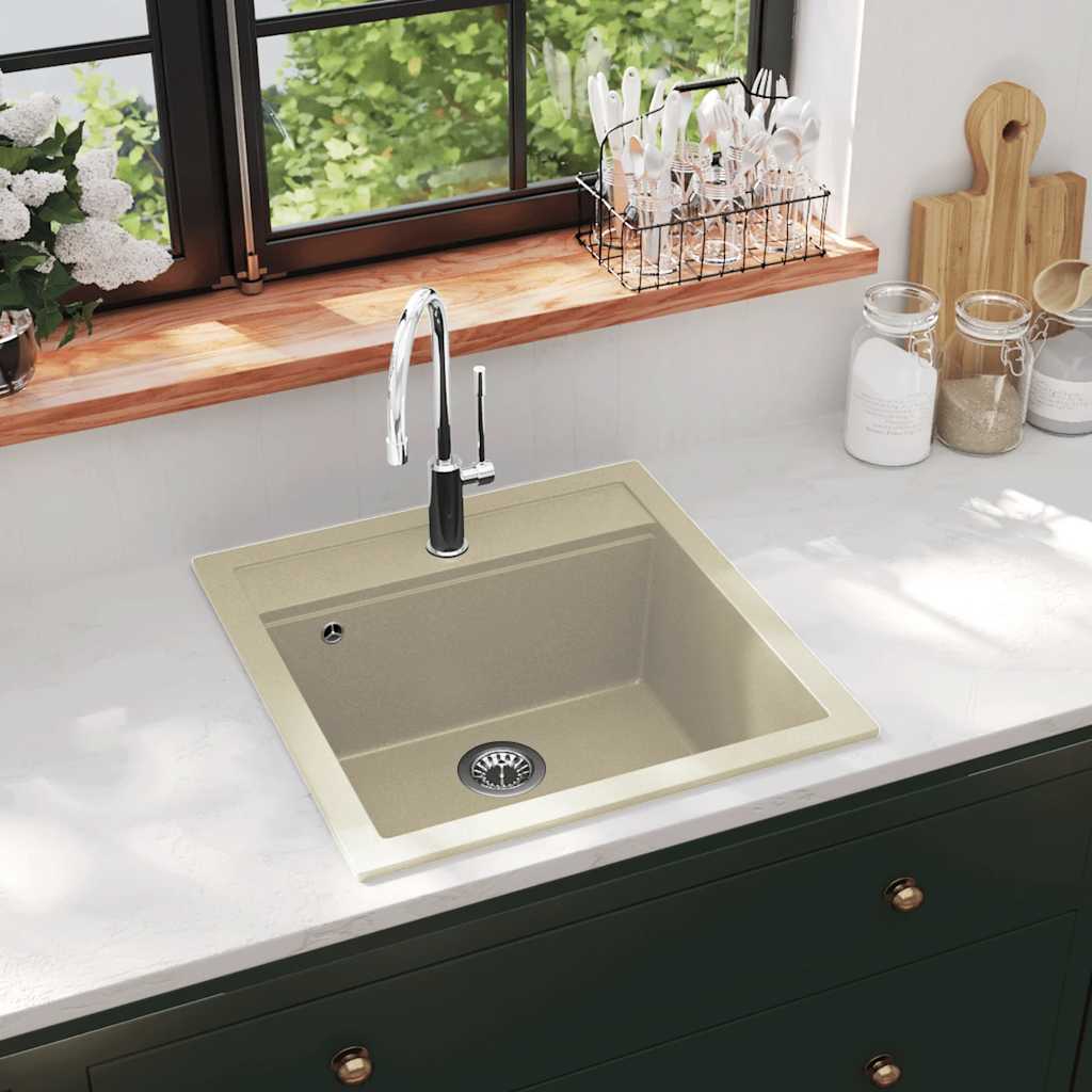 Keittiön Pesuallas Graniitti Beige