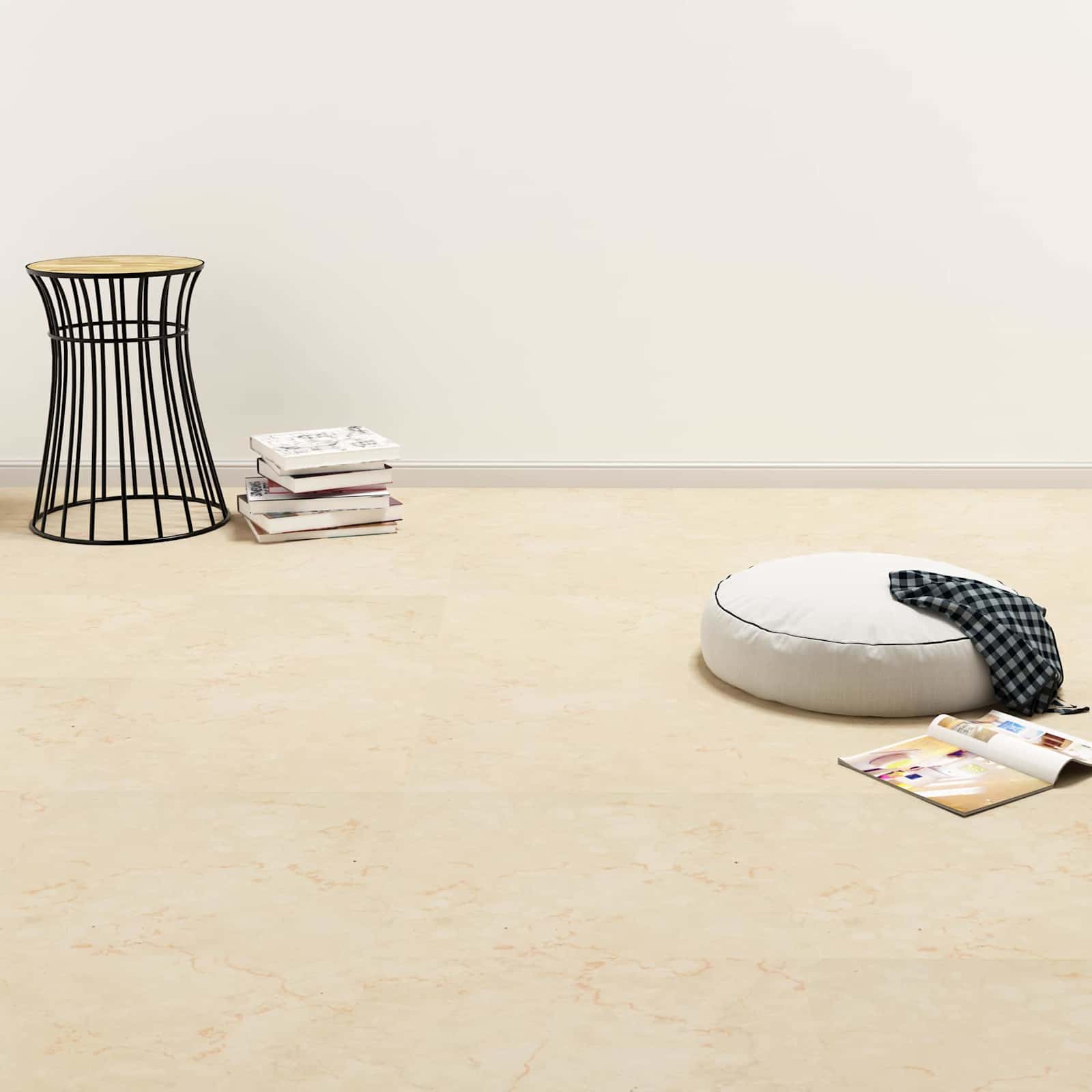 Lattialankut 5,11 M² 55 Pcs Polyvinyylikloridi Tumma Beige