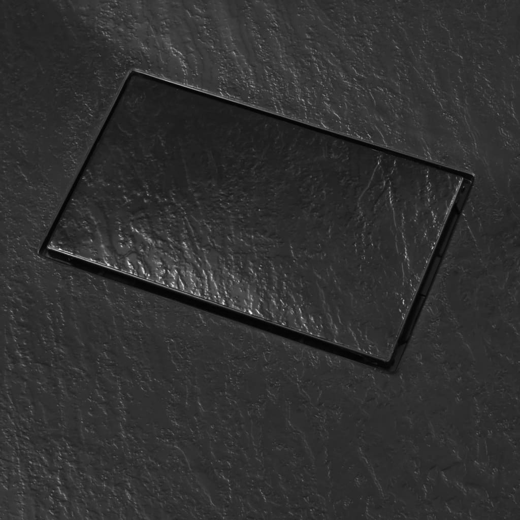 Suihkualusta 90X70 Cm Smc Musta