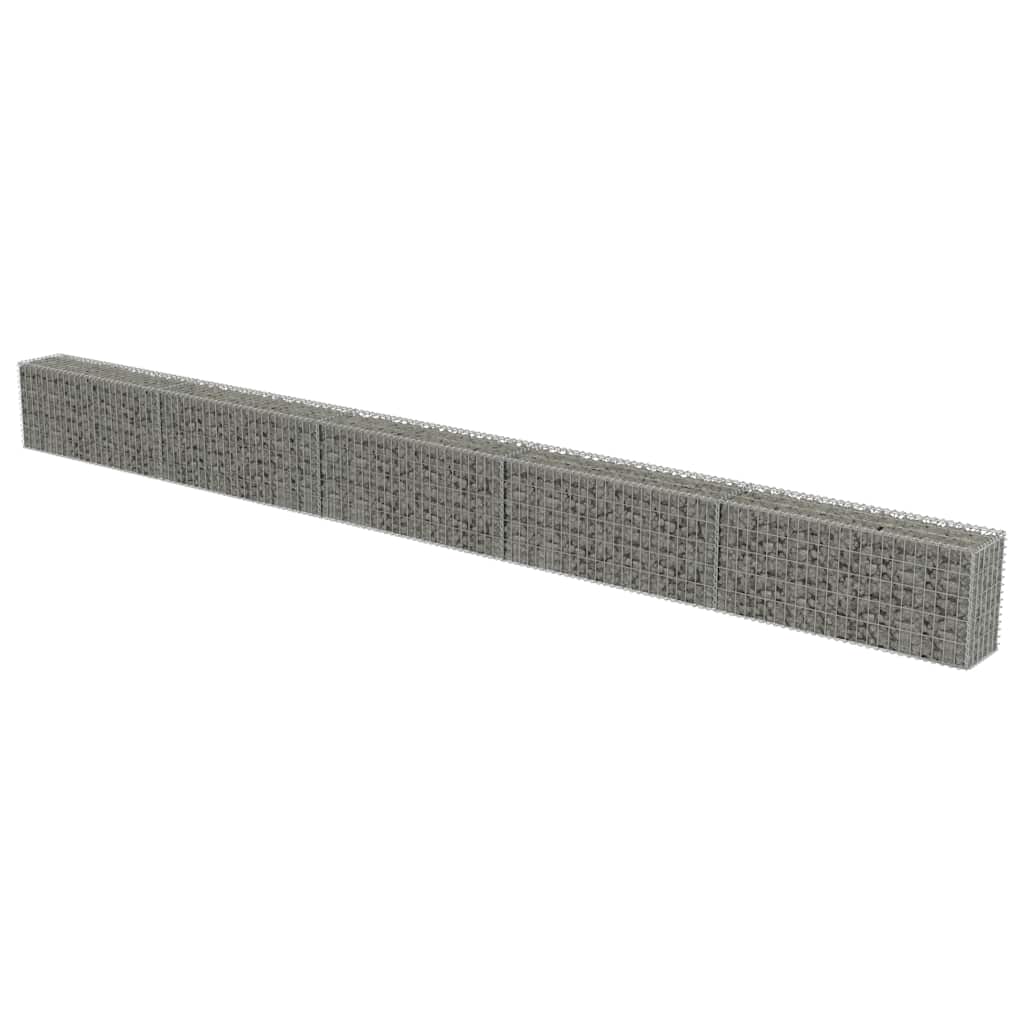 Gabion-Kivikori Kansilla Galvanoitu Teräs 600X30X50 Cm