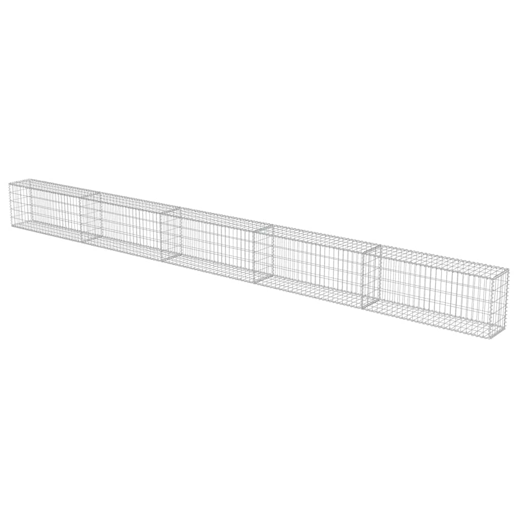 Gabion-Kivikori Kansilla Galvanoitu Teräs 600X30X50 Cm