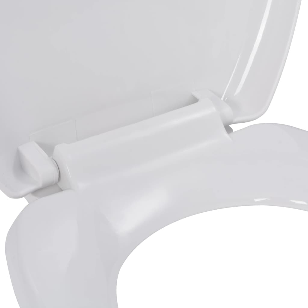 Soft-Close Wc-Istuin Pikakiinnityksellä Valkoinen