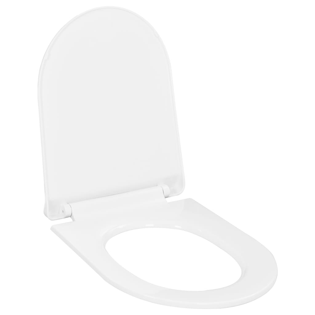 Soft-Close Wc-Istuin Pikakiinnityksellä Valkoinen