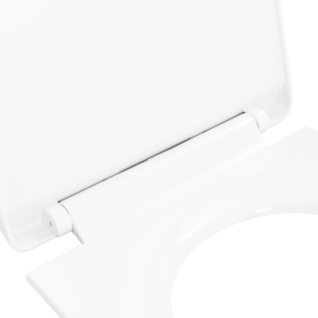 Soft-Close Wc-Istuin Pikakiinnityksellä Valkoinen
