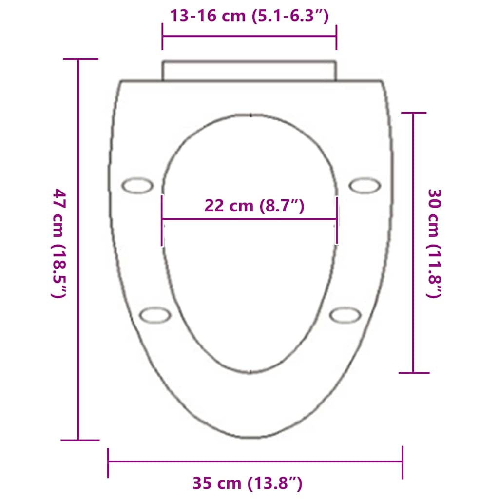 Soft-Close Wc-Istuin Pikakiinnityksellä Valkoinen