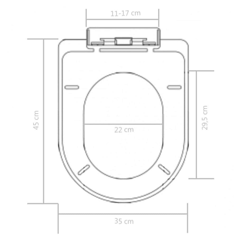 Soft-Close Wc-Istuin Pikakiinnityksellä Musta