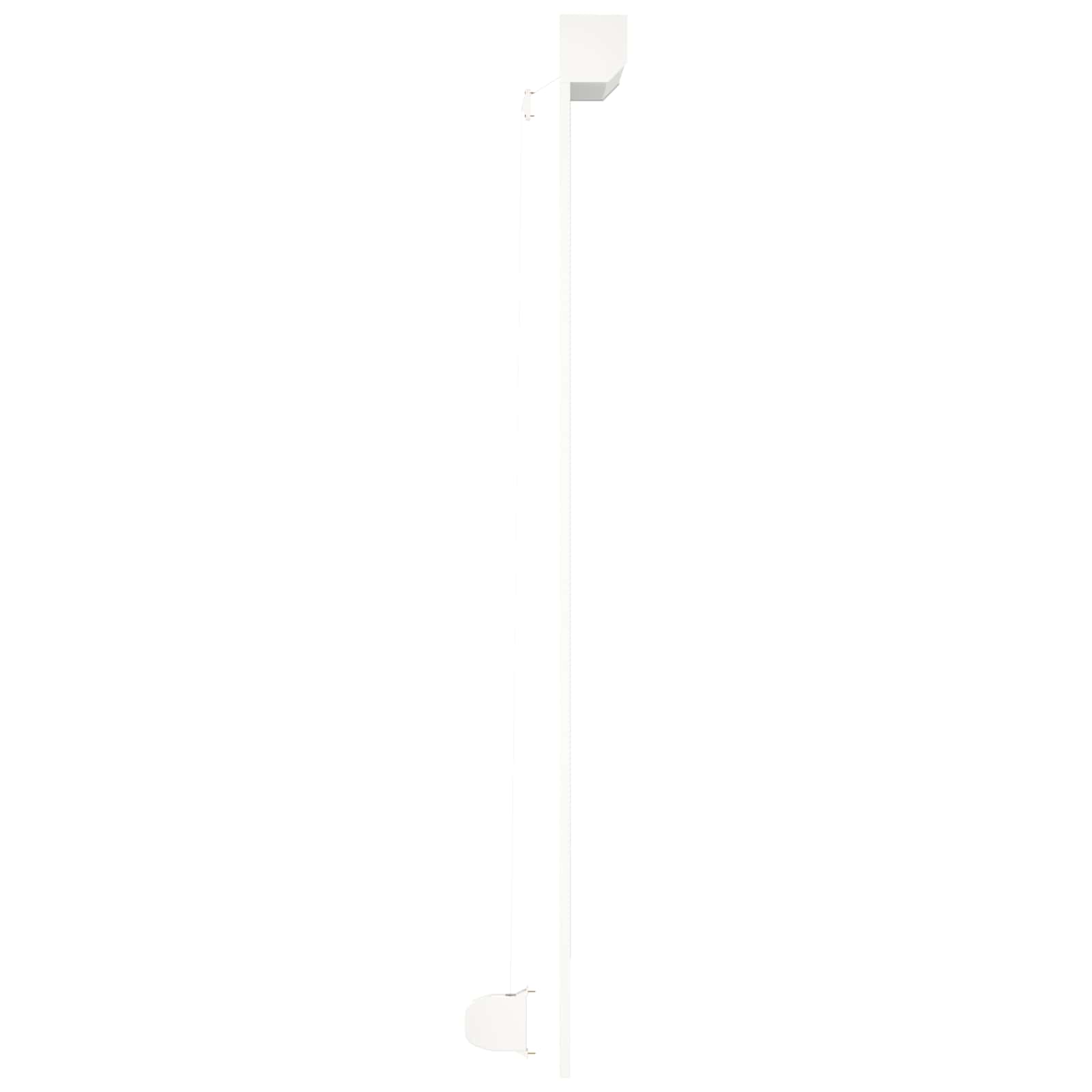 Rullakaihdin Valkoinen 110 X 220 Cm Alumiini Ja Polyuretaani